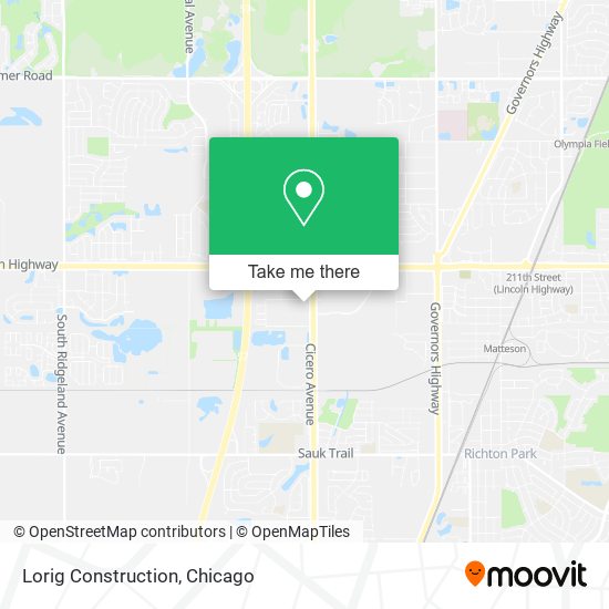 Lorig Construction map