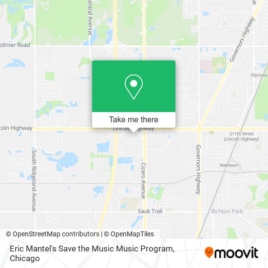 Mapa de Eric Mantel's Save the Music Music Program