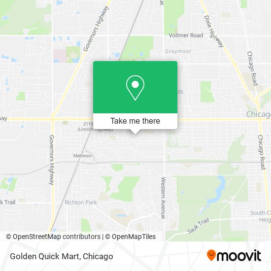 Golden Quick Mart map