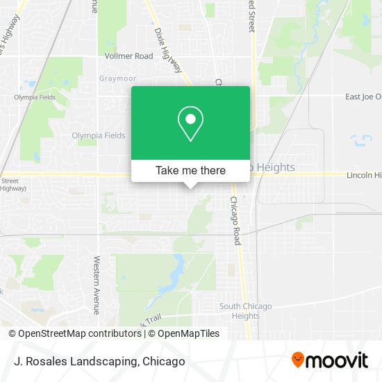 J. Rosales Landscaping map