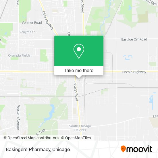 Mapa de Basingers Pharmacy
