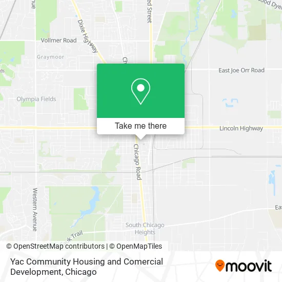 Yac Community Housing and Comercial Development map