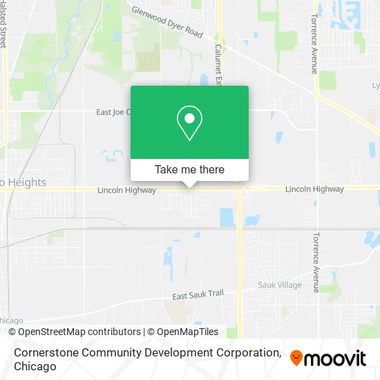 Cornerstone Community Development Corporation map