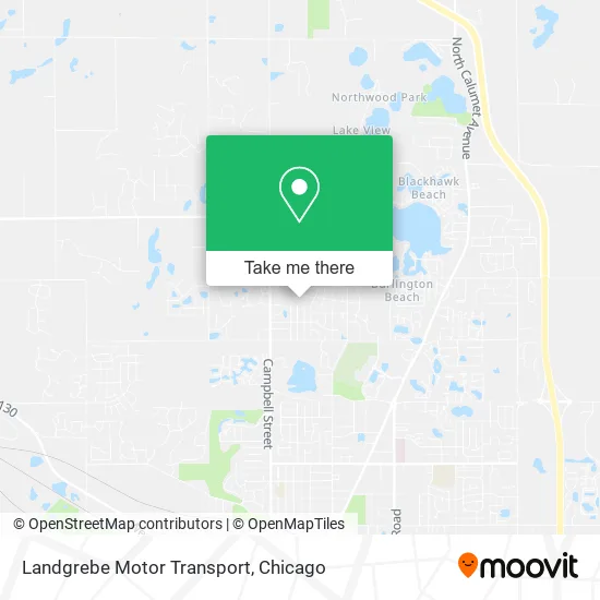 Landgrebe Motor Transport map