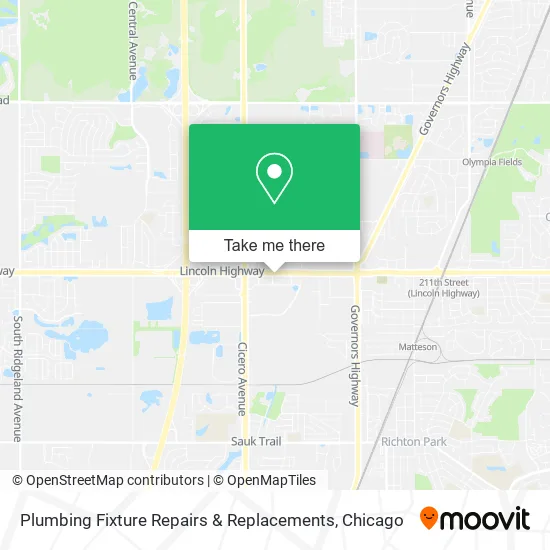 Plumbing Fixture Repairs & Replacements map