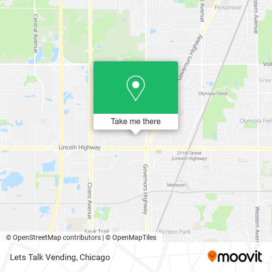 Mapa de Lets Talk Vending