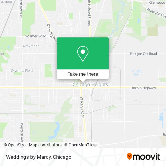 Weddings by Marcy map