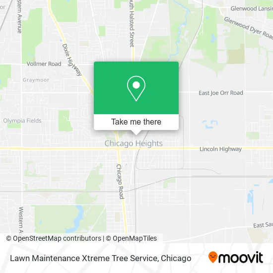 Lawn Maintenance Xtreme Tree Service map