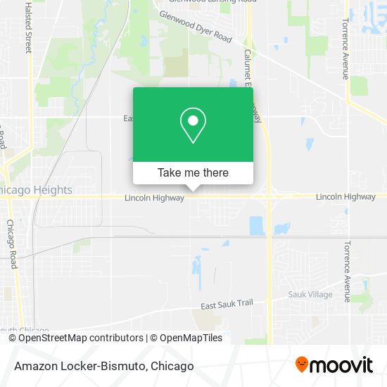 Amazon Locker-Bismuto map