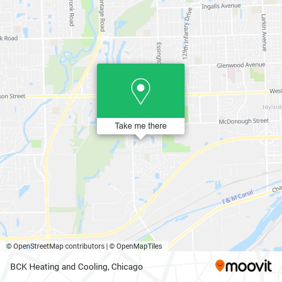 BCK Heating and Cooling map