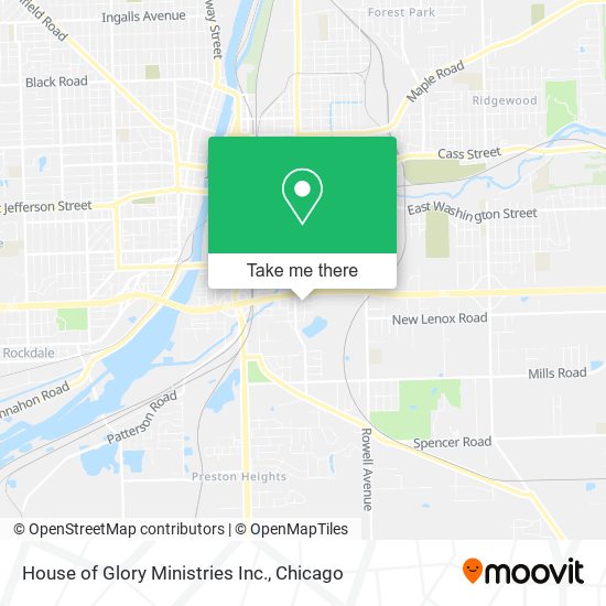 House of Glory Ministries Inc. map