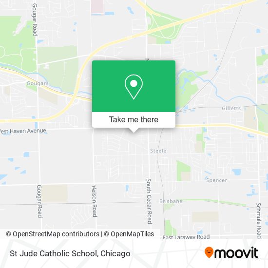 St Jude Catholic School map