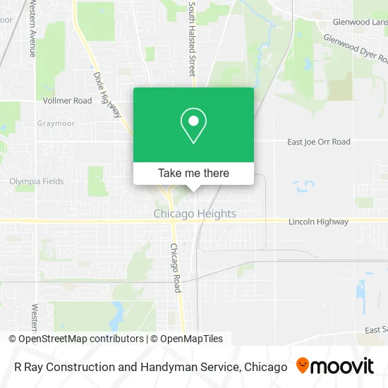 R Ray Construction and Handyman Service map