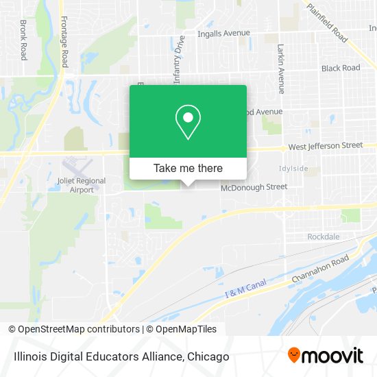 Illinois Digital Educators Alliance map