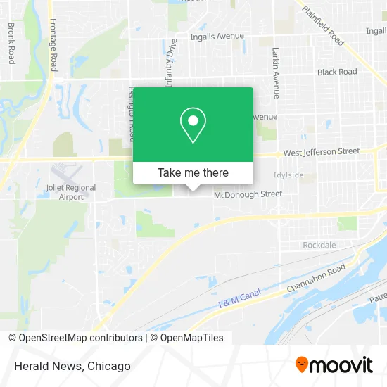 Herald News map