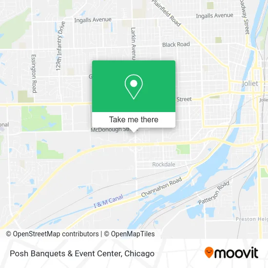 Posh Banquets & Event Center map