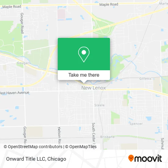 Mapa de Onward Title LLC
