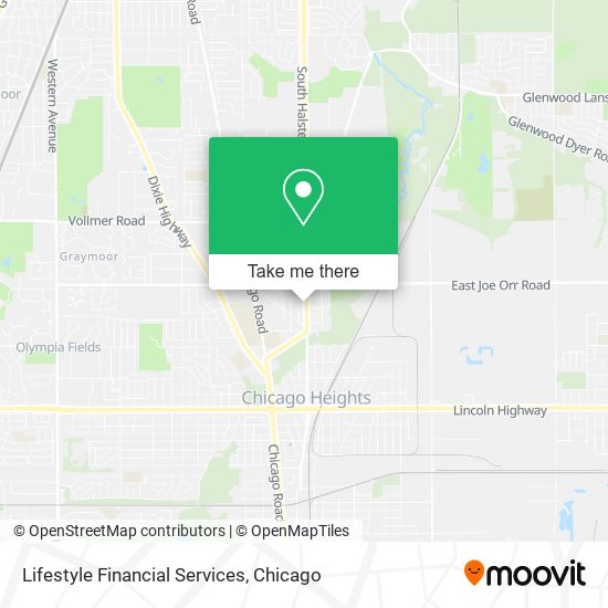 Lifestyle Financial Services map