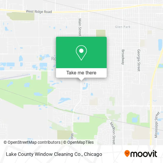 Lake County Window Cleaning Co. map
