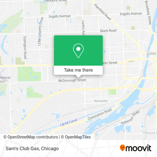 Sam's Club Gas map