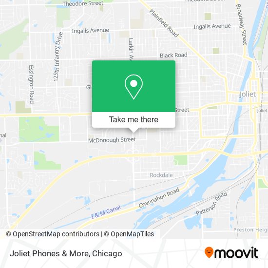 Mapa de Joliet Phones & More