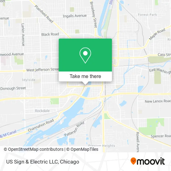 US Sign & Electric LLC map