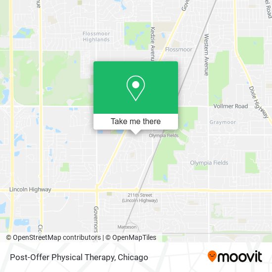 Post-Offer Physical Therapy map