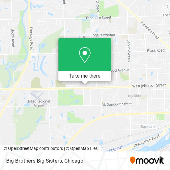 Big Brothers Big Sisters map