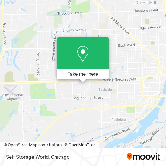 Self Storage World map