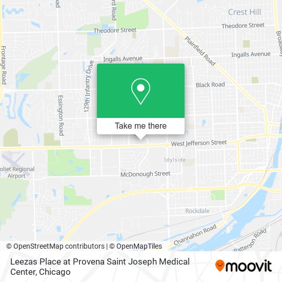 Leezas Place at Provena Saint Joseph Medical Center map