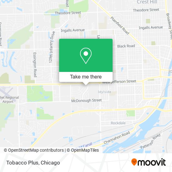 Tobacco Plus map