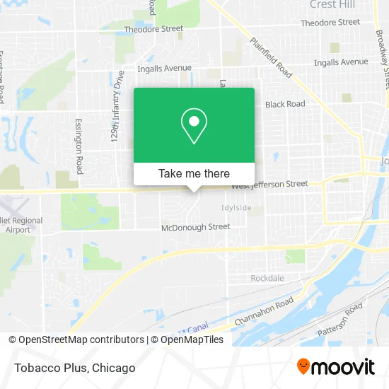 Tobacco Plus map
