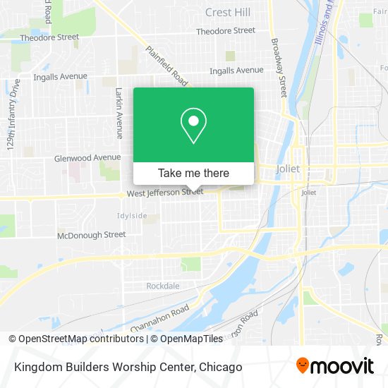 Mapa de Kingdom Builders Worship Center