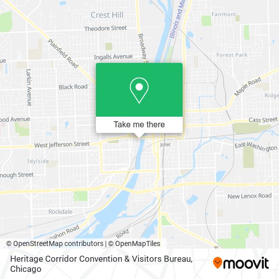 Heritage Corridor Convention & Visitors Bureau map