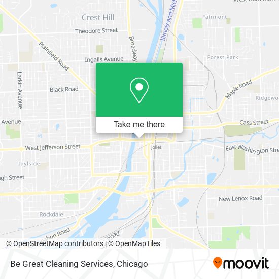Be Great Cleaning Services map