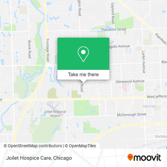 Joilet Hospice Care map