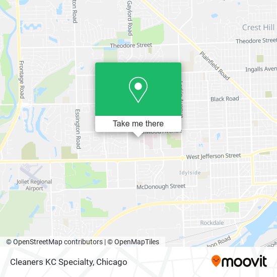 Cleaners KC Specialty map