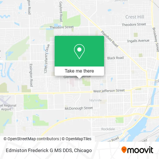 Mapa de Edmiston Frederick G MS DDS