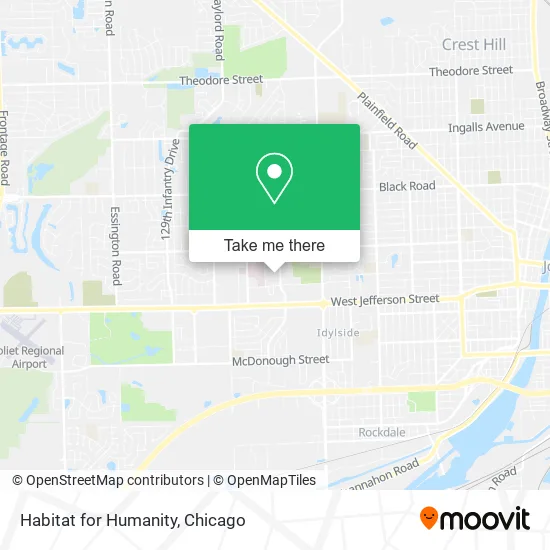 Habitat for Humanity map