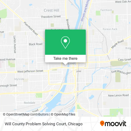 Will County Problem Solving Court map