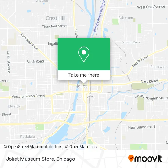 Joliet Museum Store map