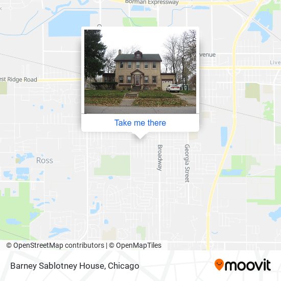 Mapa de Barney Sablotney House