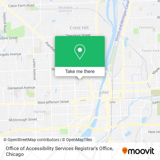 Mapa de Office of Accessibility Services Registrar's Office