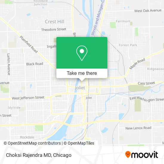 Choksi Rajendra MD map