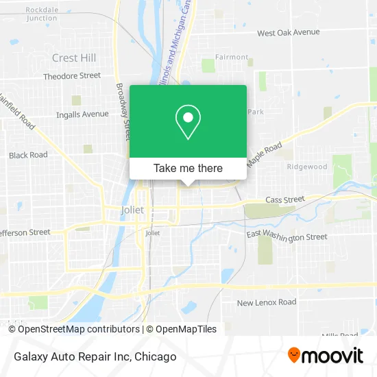 Galaxy Auto Repair Inc map