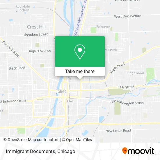 Immigrant Documents map