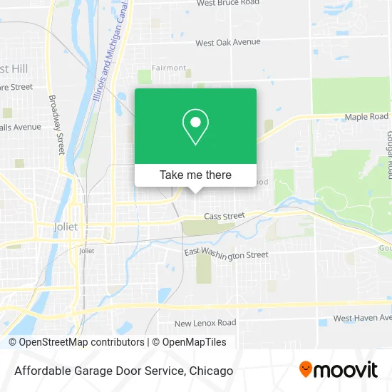 Affordable Garage Door Service map