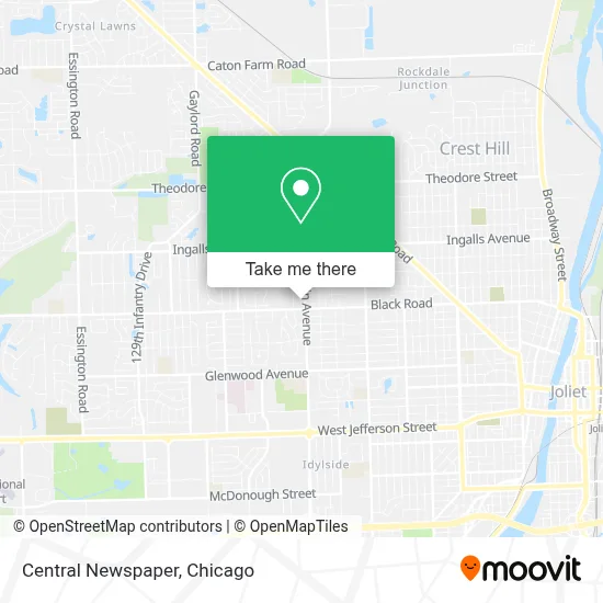 Central Newspaper map