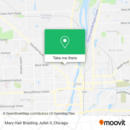 Mapa de Mary Hair Braiding Joliet Il