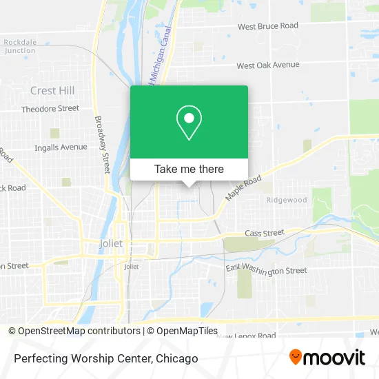 Perfecting Worship Center map